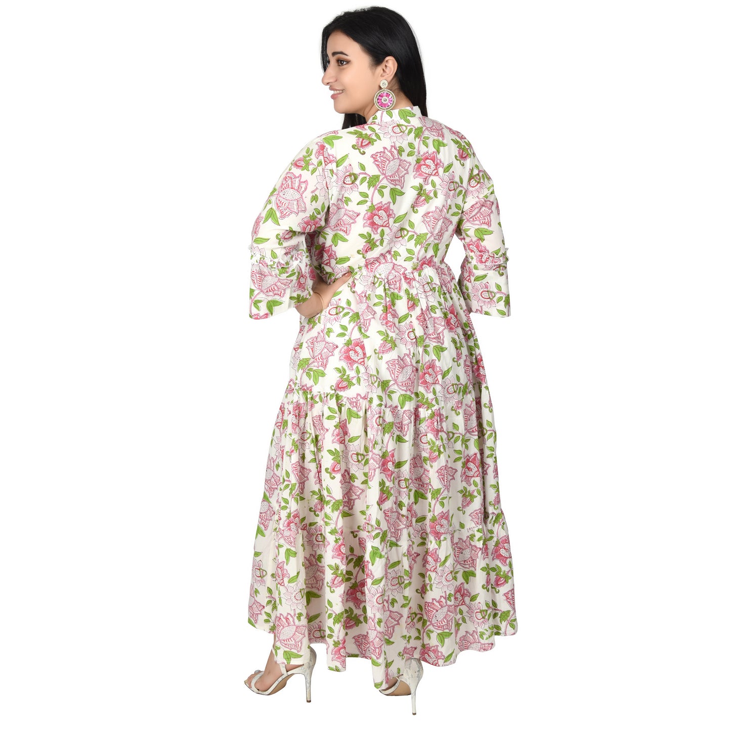 Fabric Venue Hand Block Print Cotton Women's Dress