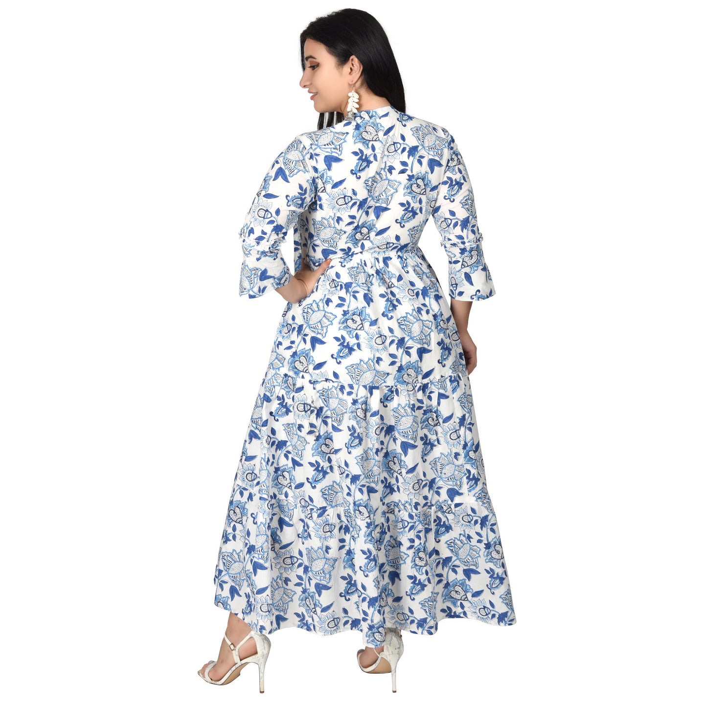 Fabric Venue Hand Block Print Cotton Women's Dress