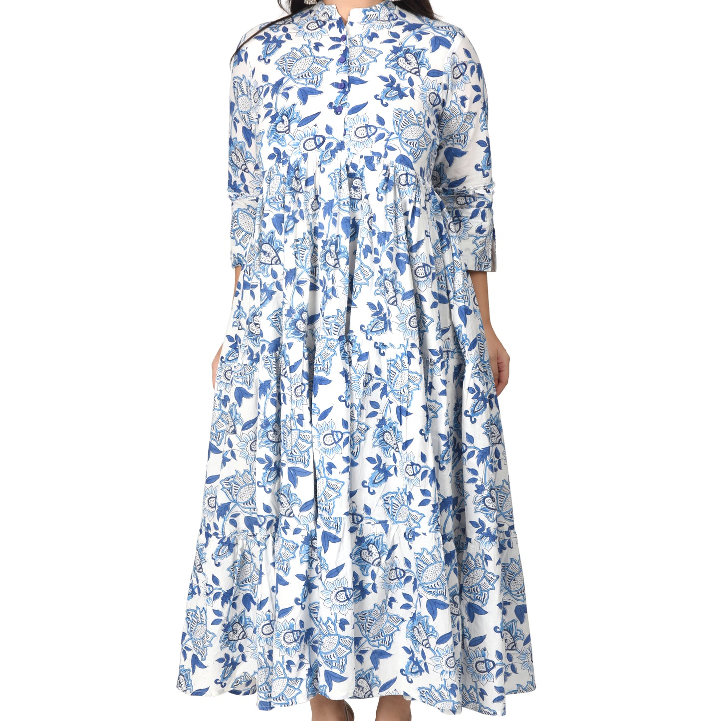Fabric Venue Hand Block Print Cotton Women's Dress