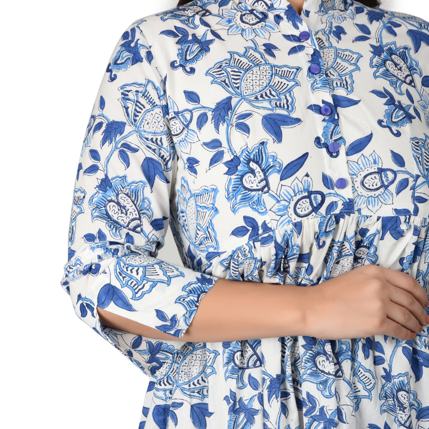 Fabric Venue Hand Block Print Cotton Women's Dress