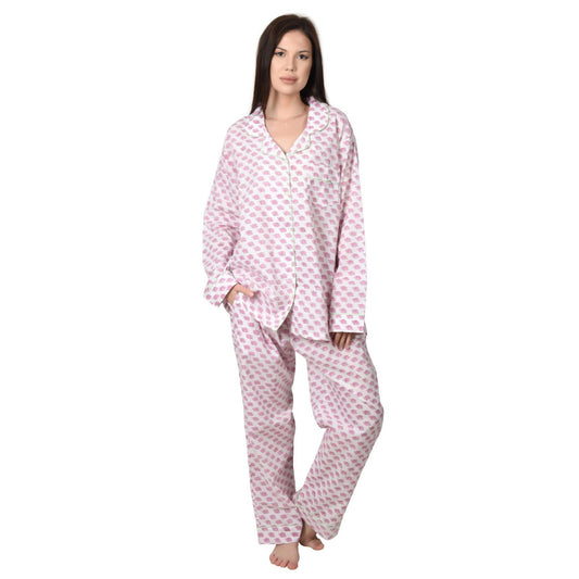 Block Print women PJ Set cotton print Night suits pajama set Traditional Color Print sleepwear set