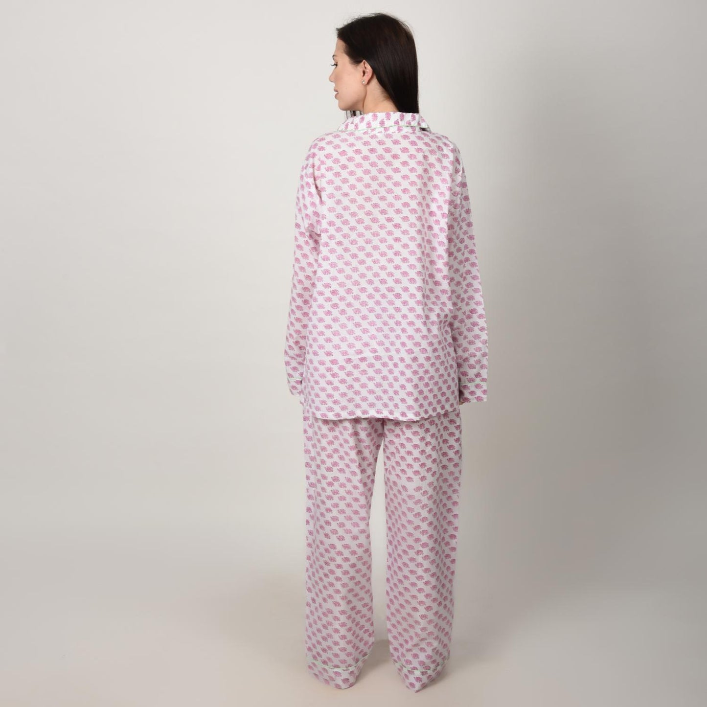 Block Print women PJ Set cotton print Night suits pajama set Traditional Color Print sleepwear set