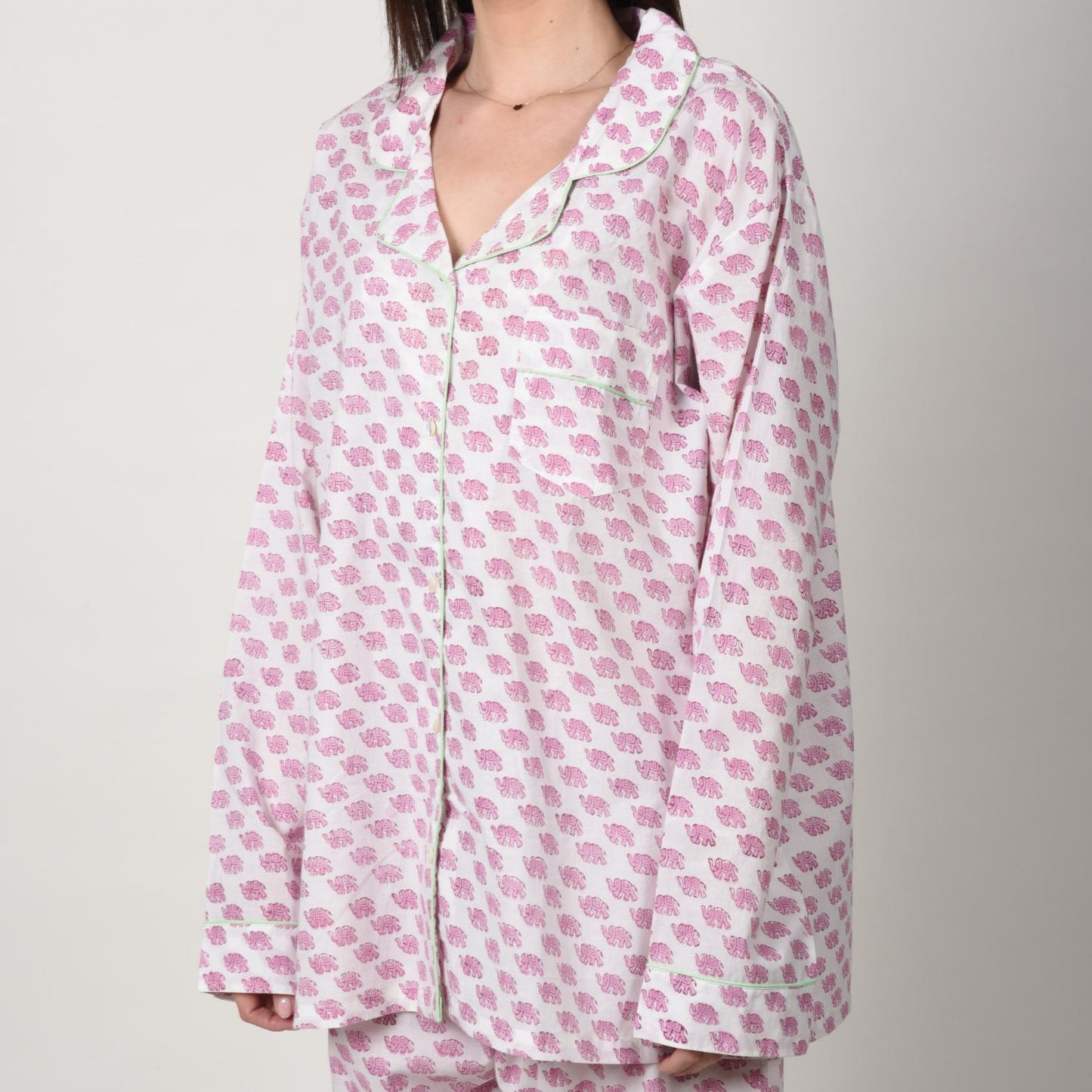 Block Print women PJ Set cotton print Night suits pajama set Traditional Color Print sleepwear set
